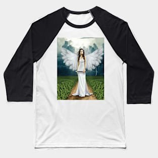 ANGEL Pop Art Baseball T-Shirt